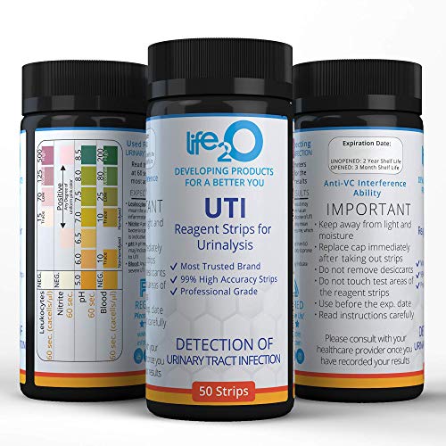 Complete 4-in-1 Urinary Tract Infection Test Strips 50ct, Urine Test Strips f...