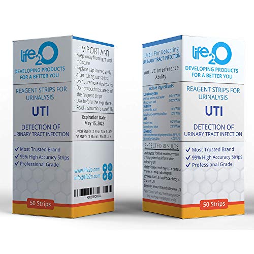 Complete 4-in-1 Urinary Tract Infection Test Strips 50ct, Urine Test Strips f...