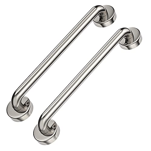 2 Pack Grab Bars for Bathroom, 18 Inch Chrome Stainless Steel Shower Grab Bar...