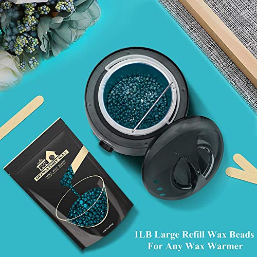 Hard Wax Beads, Lifestance 1lb Waxing Beads, Brazilian Bikini Wax with 10 App...