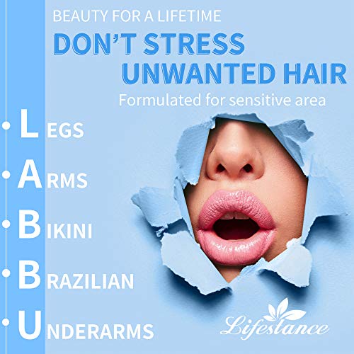 Lifestance Waxing Kit, Design for Sensitive Skin, Wax Warmer Hair Removal for...