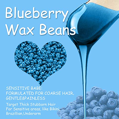 Lifestance Waxing Kit Hair Removal Starter Wax Warmer Kit with 47 Wax Accesso...