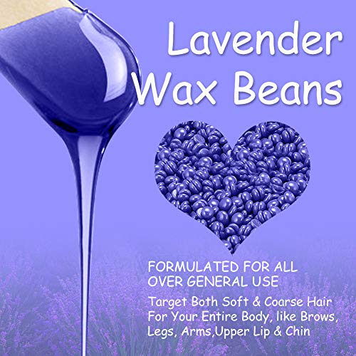 Lifestance Waxing Kit Hair Removal Starter Wax Warmer Kit with 47 Wax Accesso...