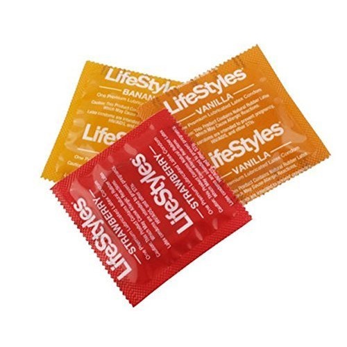Lifestyles Luscious Flavors Assorted Variety Lubricated Latex Condoms [Variet...