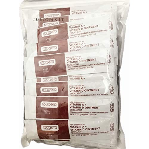 50PCS VITAMIN A&D Tattoo Microblading Ointment Scar Repair Gel Moisturizer, A...