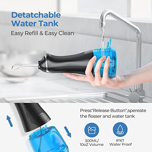 LIFORMERS Cordless Water Flosser for Teeth, Gums, Braces, Dental Care Floss 5...