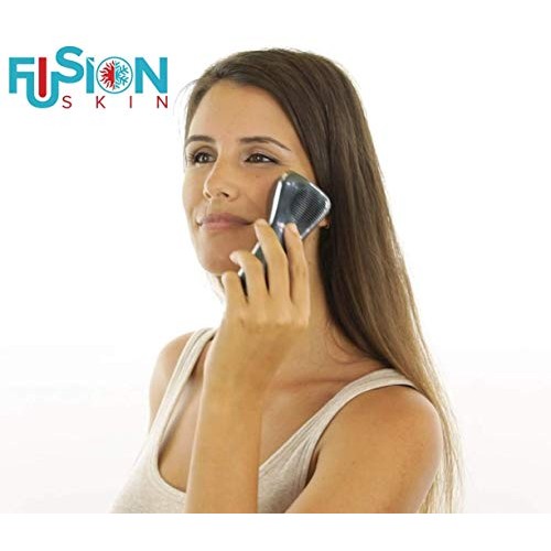 Lift Care Fusion Skin Hot & Cold Dual Facial Massager Facial Device w/Red &Bl...