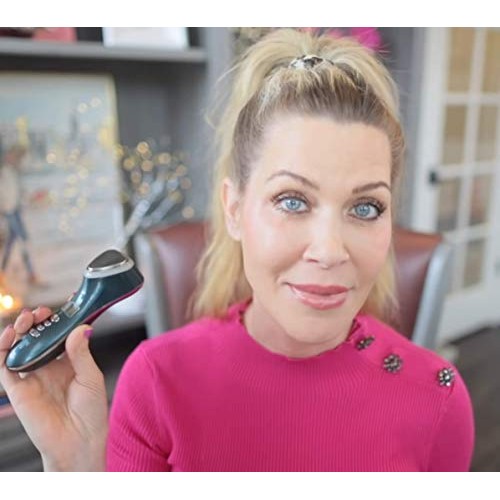 Lift Care Fusion Skin Hot & Cold Dual Facial Massager Facial Device w/Red &Bl...