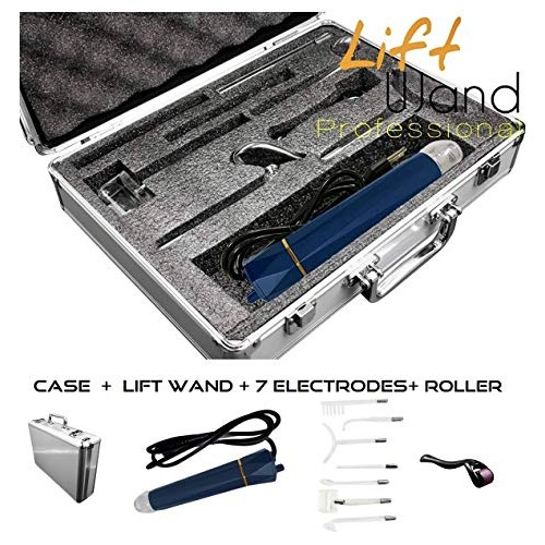 Lift Wand Professional High Frequency Includes 7 Electrodes, and Aluminum Cas...