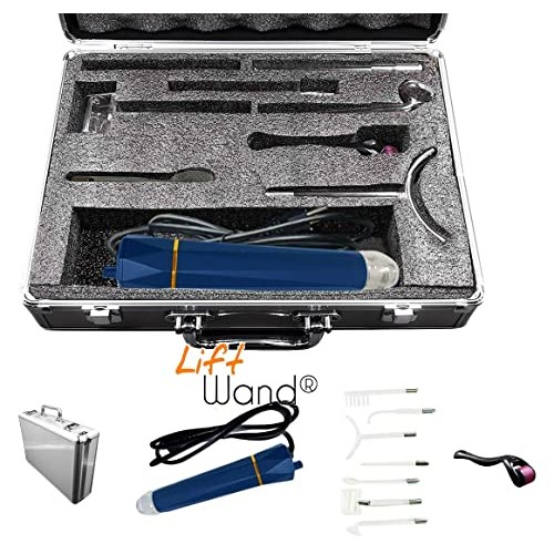 Lift Wand Professional High Frequency Includes 7 Electrodes, and Aluminum Cas...