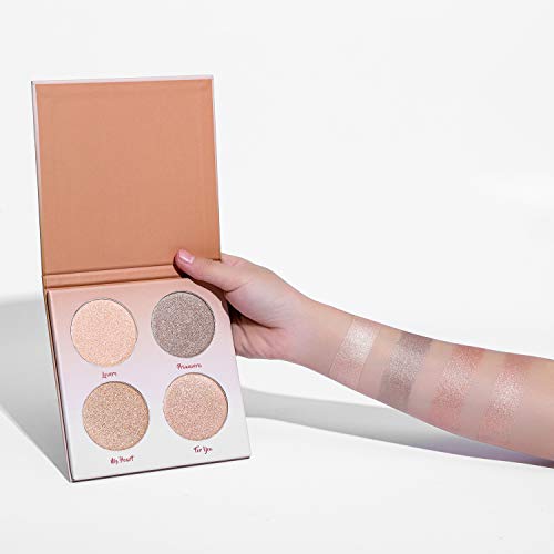 Highlighter Palette，Highlighter Makeup Palette, Glow Bronzer Highlighter Pow...