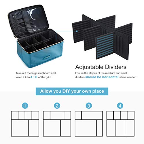 Travel Makeup Bag, LIGHT FLIGHT Large Cosmetic Bag for Women Makeup Case Orga...