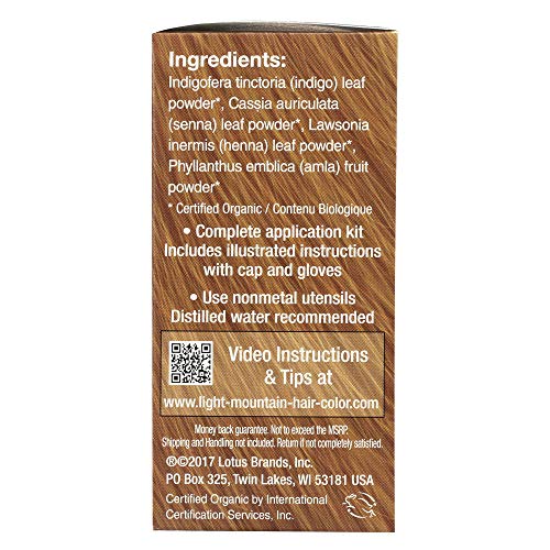 Light Mountain Natural Hair Color & Conditioner, Light Brown, 4 oz (113 g) (P...