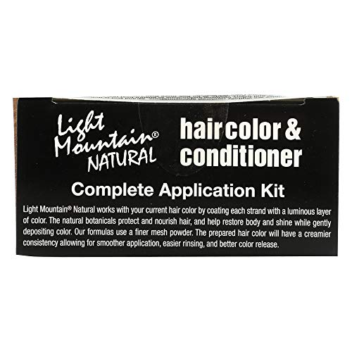 Light Mountain Natural Hair Color & Conditioner, Light Brown, 4 oz (113 g) (P...