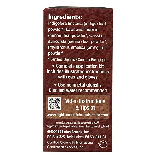 Light Mountain Natural Hair Color & Conditioner, Medium Brown, 4 oz (113 g) (...