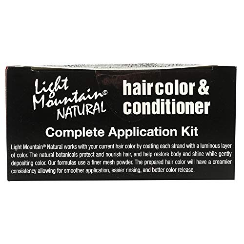 Light Mountain Natural Hair Color & Conditioner, Red, 4 oz (113 g) (Pack of 3)
