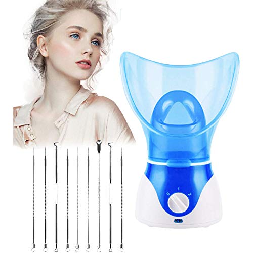 Facial Steamer, Professional Spa Home Face Steamer Warm Mist Moisturizing Fac...