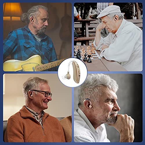 Hearing Aids for Seniors Rechargeable with Noise Cancelling, Nano Hearing Aid...
