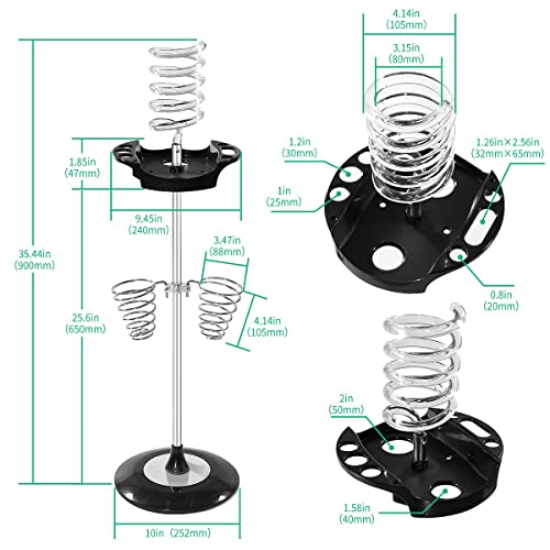Hair Dryer Stand,Twisty Style Acrylic Top Holder,Hair Styling Appliances with...