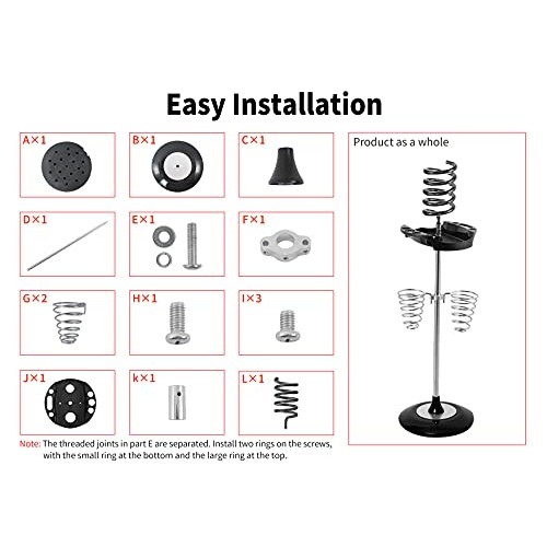 Hair Dryer Stand,Twisty Style Acrylic Top Holder,Hair Styling Appliances with...