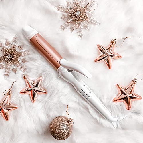 Curling Iron - 1 1/4 Inch Barrel Curling Wand for All Hair Types, Ceramic Hai...