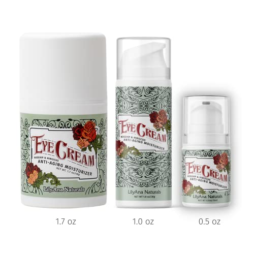 LilyAna Naturals Eye Cream - 2-Month Supply - Made in USA, Eye Cream for Dark...