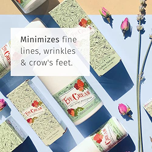 LilyAna Naturals Eye Cream - Made in USA, Eye Cream for Dark Circles and Puff...