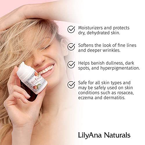 LilyAna Naturals Face Moisturizer - Made in USA, Best Slugging Face Cream, Fa...