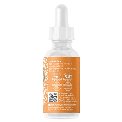 LilyAna Naturals Vitamin C Serum for Face - Made in USA, Face Serum with Hyal...