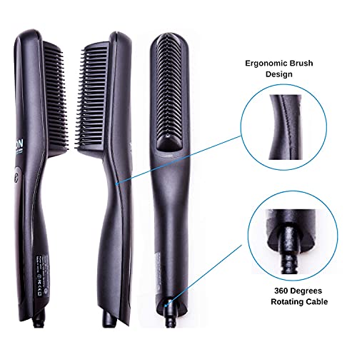 Limarcare Beard Straightener Combs for Men, Multifunctional Ionic Hair Beard ...