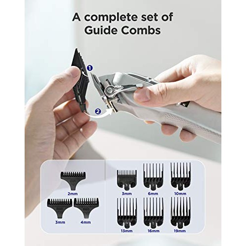 Limural Hair Clippers for Men + Cordless Close Cutting T-Blade Trimmer Kit, P...