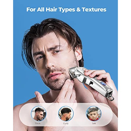 Limural Hair Clippers for Men Professional - Cordless Barber Clippers for Hai...