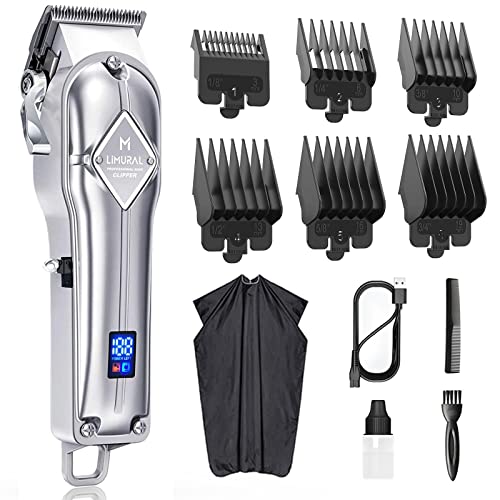 Limural Hair Clippers for Men Professional - Cordless Barber Clippers for Hai...