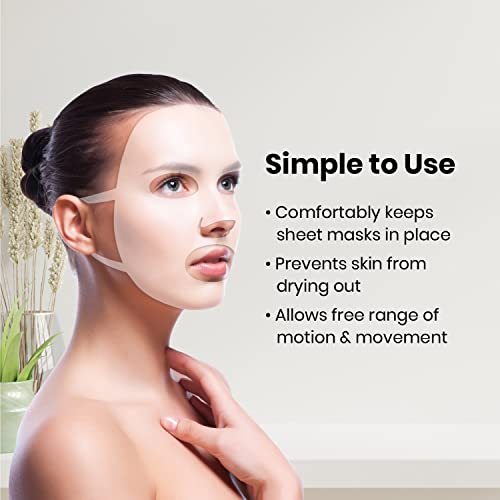 Lindo Silimask - Reusable Anti-Wrinkle Silicone Face Mask Holder for Sheet Ma...