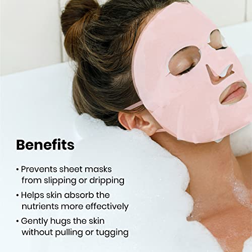 Lindo Silimask - Reusable Anti-Wrinkle Silicone Face Mask Holder for Sheet Ma...