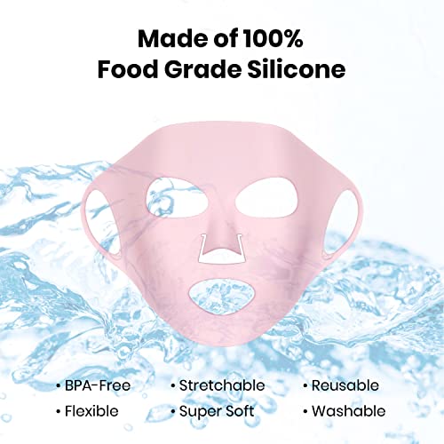 Lindo Silimask - Reusable Anti-Wrinkle Silicone Face Mask Holder for Sheet Ma...