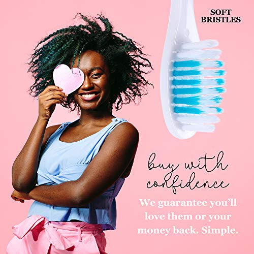 Travel Toothbrush, Portable Toothbrush Built in Cover, Travel Size Toothbrush...