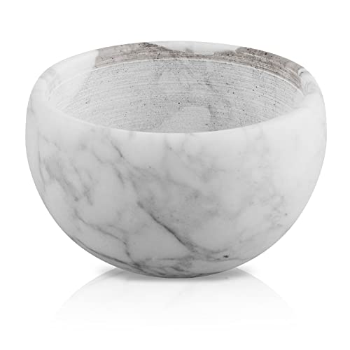 Linkidea Marble Shaving Bowl, Shaving Soap Lather Mug Cup for Men, Wide Mouth...