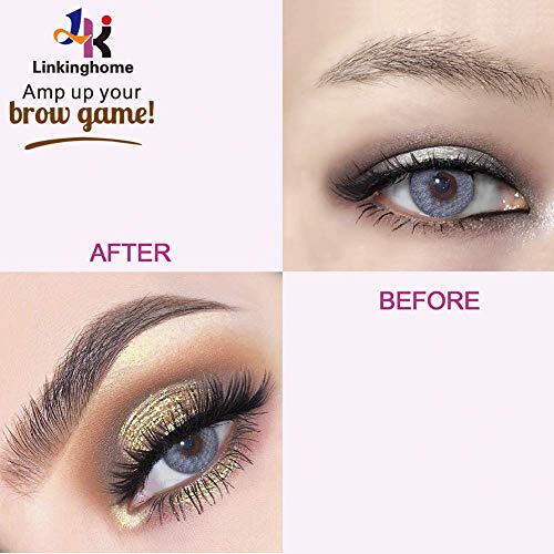 Eyebrow Stencil, 24 Eyebrow Shaper Kit, Reusable Eyebrow Template With Strap,...