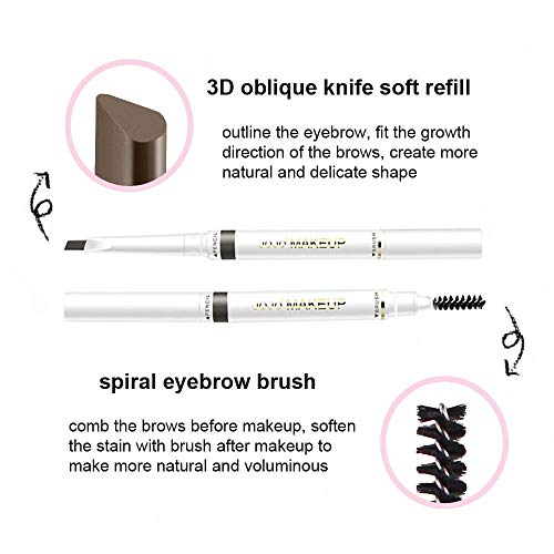 Eyebrow Stencil & Eyebrow Pencil, 30 Eyebrow Shaper Kit, Reusable Eyebrow Tem...