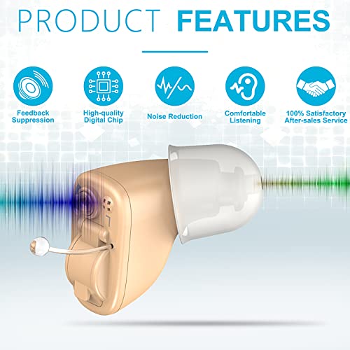 Hearing Aids for Adults & Seniors,Update in-Ear Hearing Aids Volume Control,H...