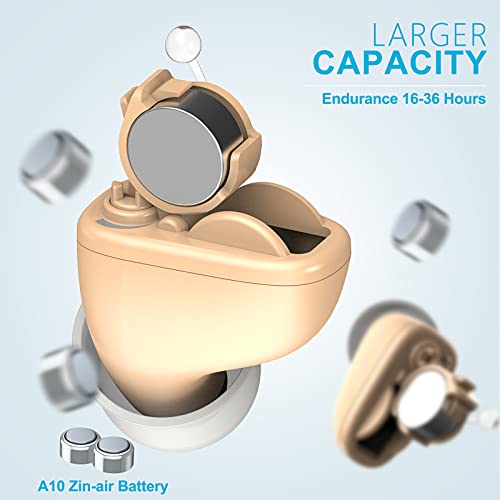 Hearing Aids for Adults & Seniors,Update in-Ear Hearing Aids Volume Control,H...