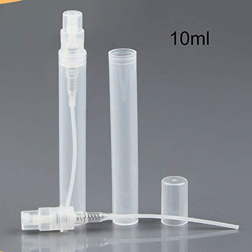 Frosted Plastic Tube Empty Refillable Perfume Bottles Spray for Travel and Gi...