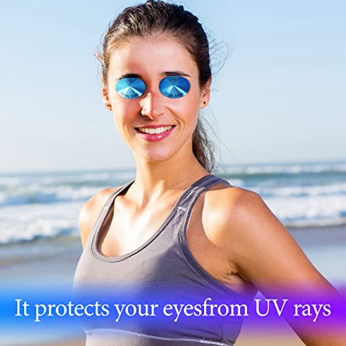 100 Pairs Disposable Tanning Stickers Tanning Bed Eye Protection No Lines Eye...