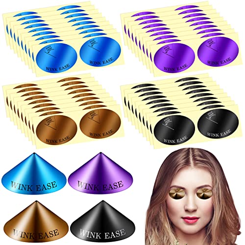 100 Pairs Disposable Tanning Stickers Tanning Bed Eye Protection No Lines Eye...