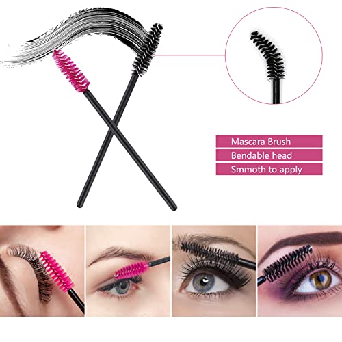 300PCS Disposable Makeup Applicators Tools Kit, Include 100 Disposable Lip Br...