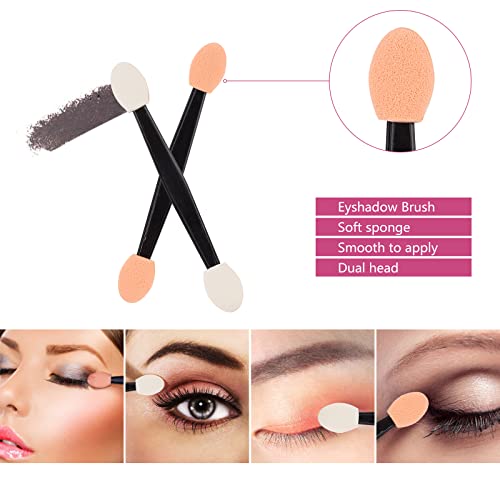 300PCS Disposable Makeup Applicators Tools Kit, Include 100 Disposable Lip Br...