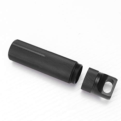 LIOOBO Waterproof Pill Box Daily Pill Container Holder Aluminum Container Key...