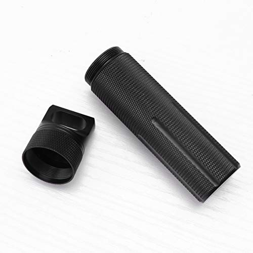 LIOOBO Waterproof Pill Box Daily Pill Container Holder Aluminum Container Key...