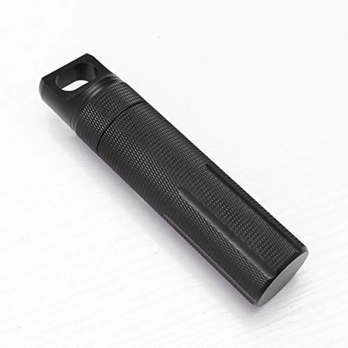 LIOOBO Waterproof Pill Box Daily Pill Container Holder Aluminum Container Key...